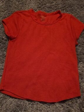 American Eagle Outfitters Red Short-Sleeve Tee